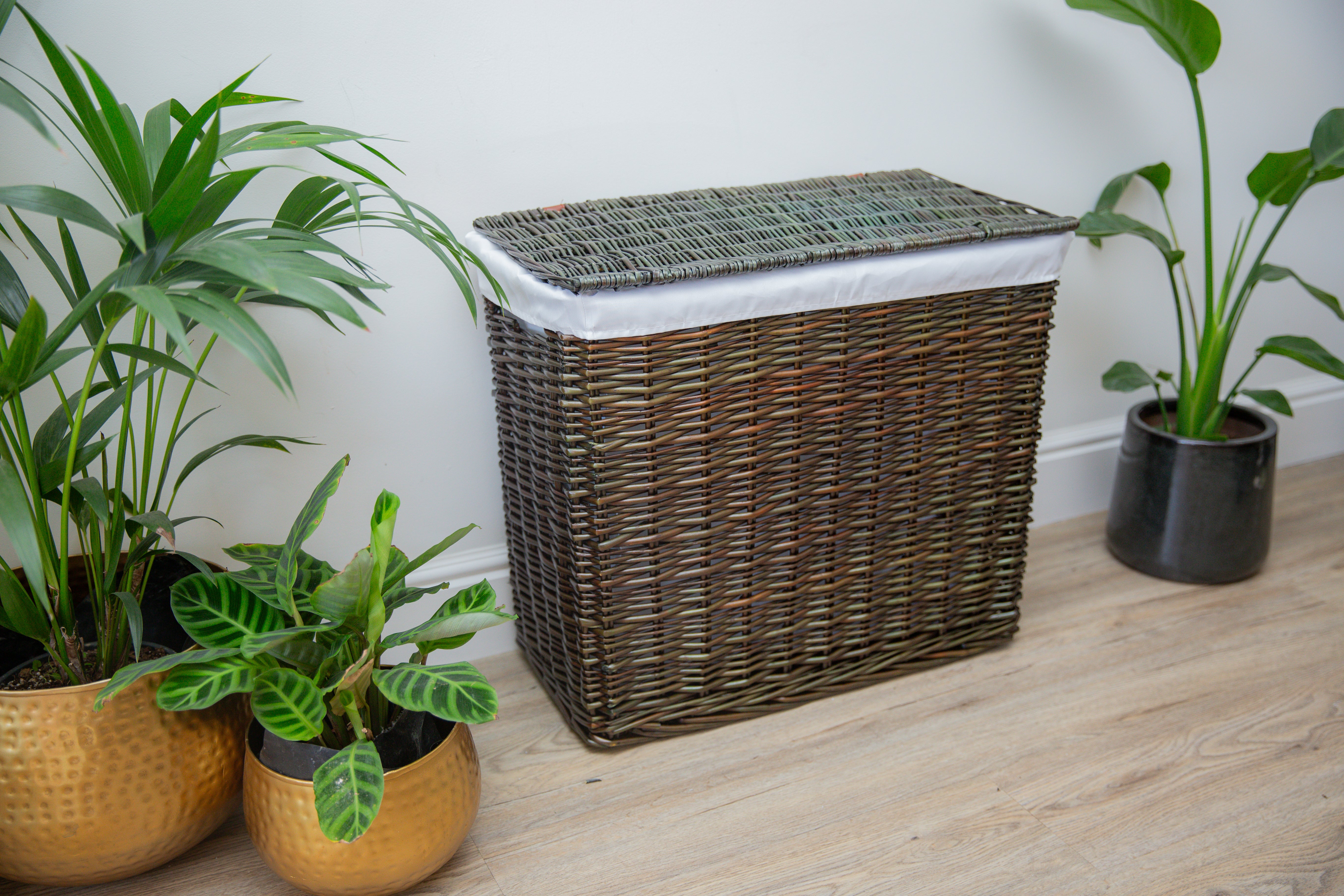 luxury brown laundry basket