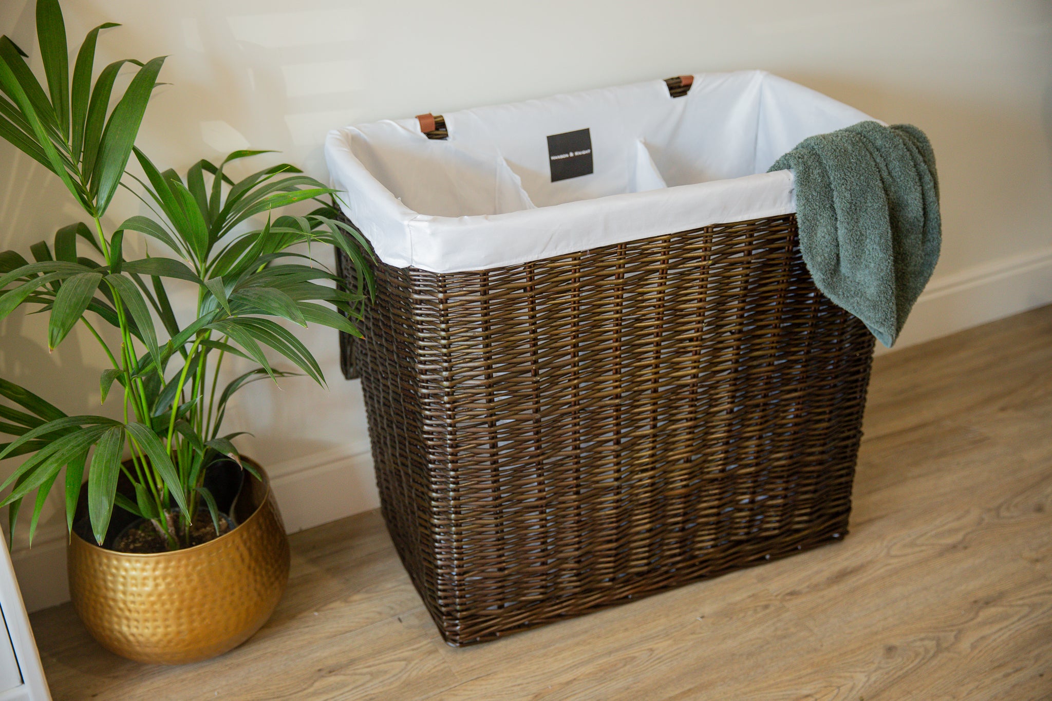 extra large multi section laundry basket