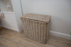 H&K 3 section wicker Laundry Basket - Large in Antique wash