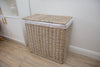 H&K Signature wicker Laundry Basket - Extra large in Antique Wash